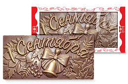 Шоколадная фигура "1 сентября", тёмный шоколад, 100 г