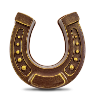 Шоколадная фигура "Подкова", тёмный шоколад, 80 г